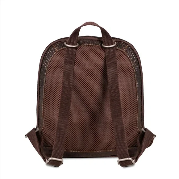 Jack Rogers Hornback Croco Convertible Backpack/Crossbody NWOT - Picture 2 of 15